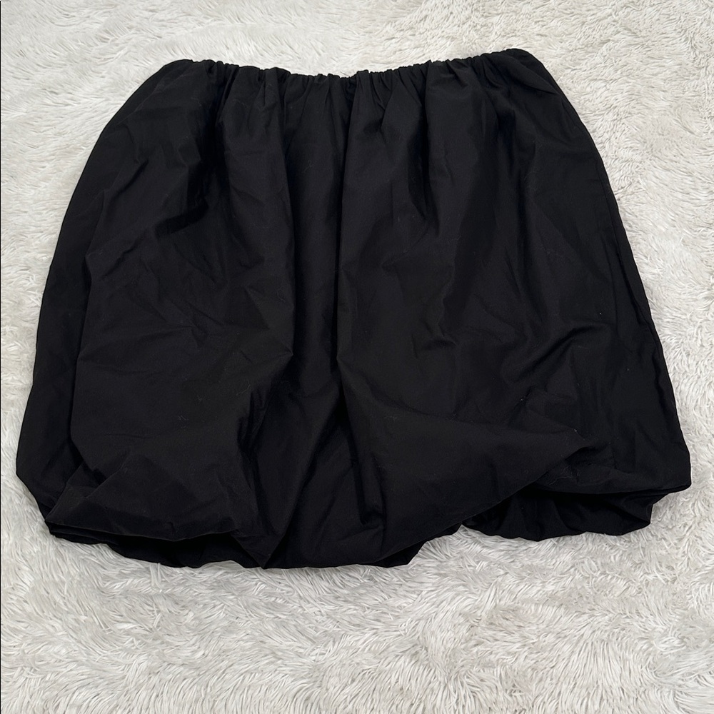ASOS Black Midi Bubble Skirt